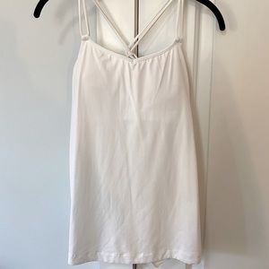 Lululemon Soft Workout Tank with open back & bra